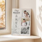 Personalized Baby Birth Stats Photo Frame – Custom Newborn Details & Photos - Image 3