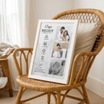 Personalized Baby Birth Stats Photo Frame – Custom Newborn Details & Photos - Image 6