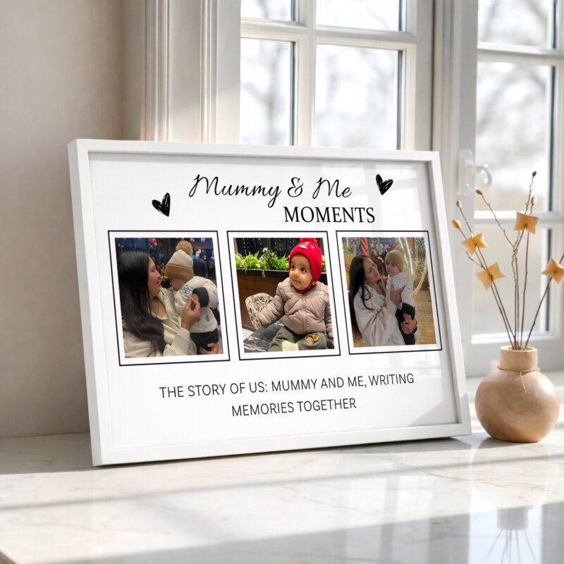 Mummy & Me Moments – Personalized Mother-Baby Photo Frame