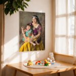 personalized baby acrylic photo frame for nursery decor