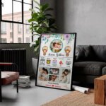Personalized Baby Bio Frame with Pictures | Newborn Keepsake - Image 5