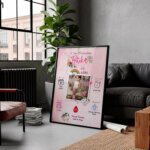 Personalized Baby Girl Birth Details Photo Frame | Newborn Keepsake - Image 4