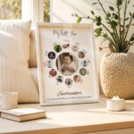 premium quality 12 months photo collage frame