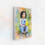 Personalized Watercolor Painting on Canvas - Image 4