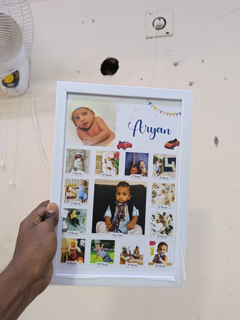 Personalized 12-Month Baby Photo Frame photo review