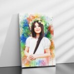 Personalized Watercolor Painting on Canvas - Image 5