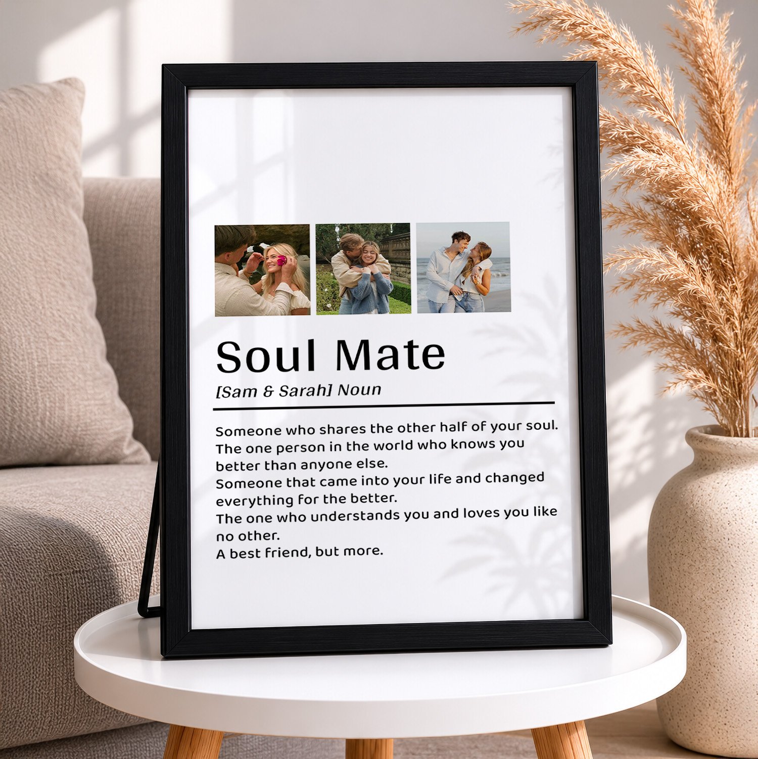 Personalized Anniversary Photo Frame for Couples
